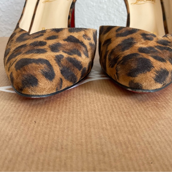 Christian Louboutin Leopard Print Heels - Picture 4 of 5